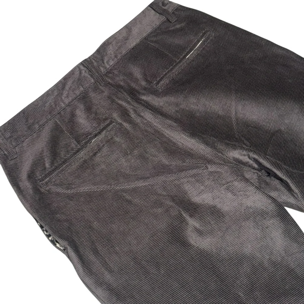 NWT BETABRAND DARK GREY Cordarounds Horizontal Wale Grey Chino Trouser sz 32x32